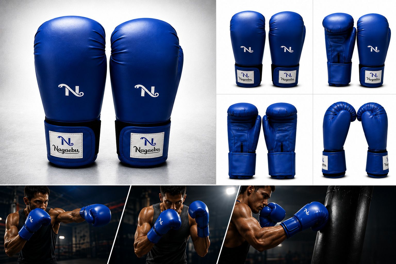 nagaebu PU Molded Boxing Gloves for Training & Sparring Boxing Gloves-picture-39