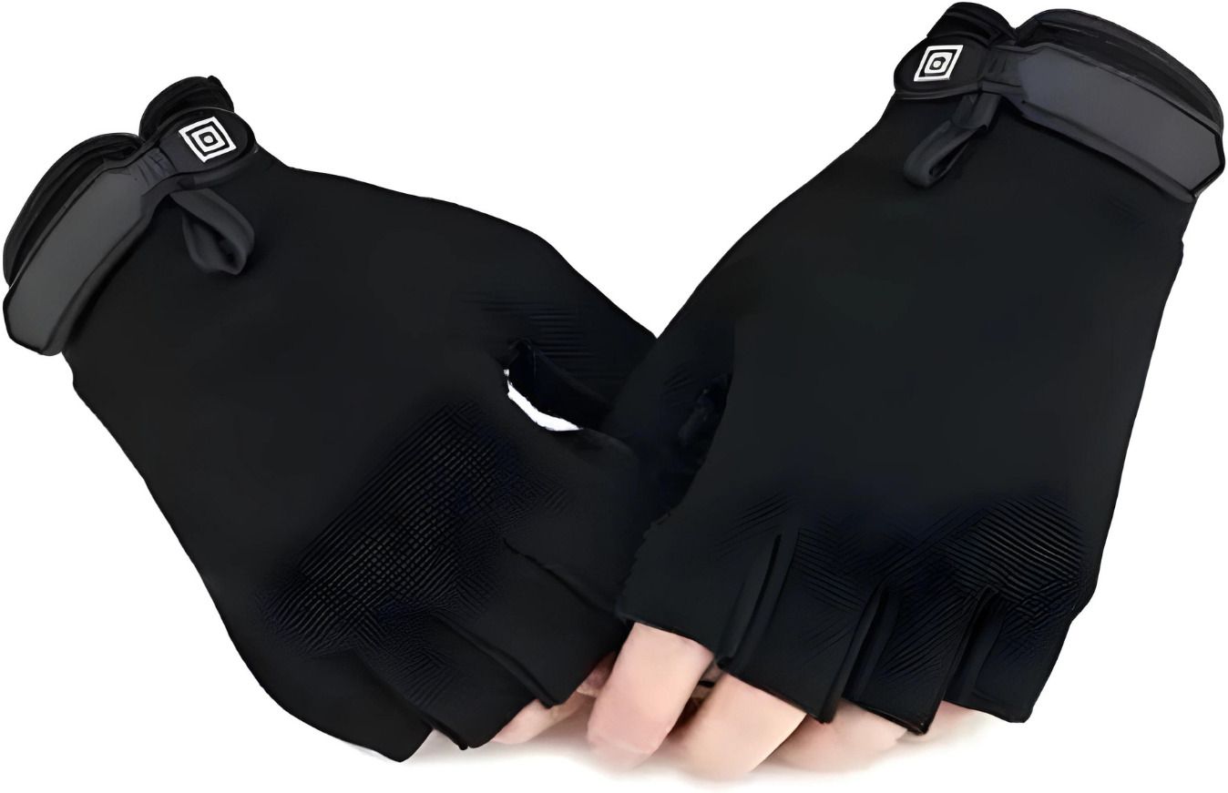 Cycling Fingerless Gloves Breathable Half Finger Non-Slip Bike Riding Gloves Riding Gloves-image-10