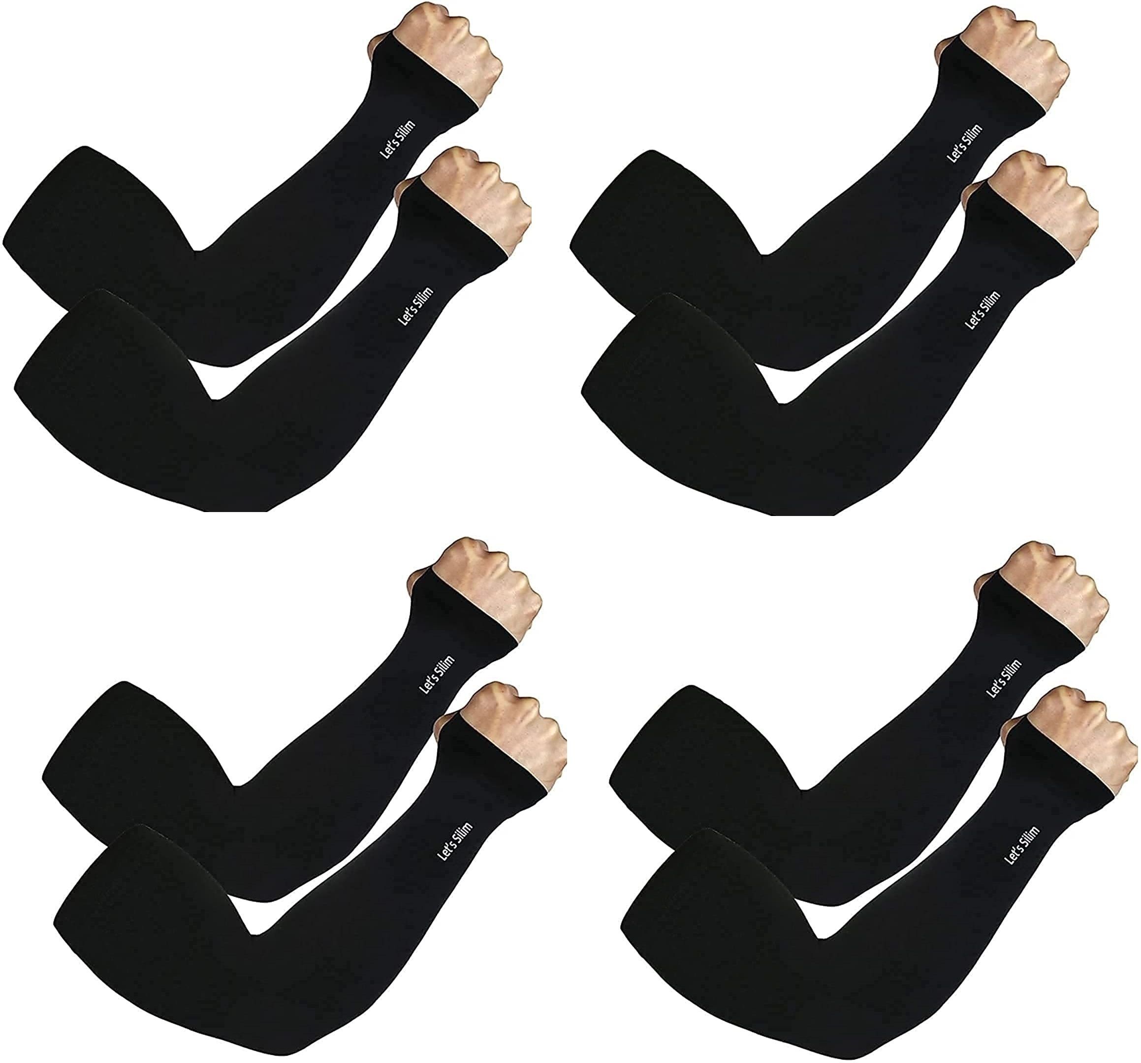 lets slim sports arm cool sleeve for men and women Cycling Gloves