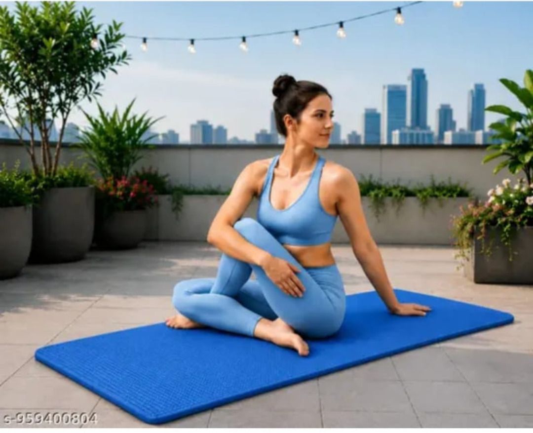 LIFEFIT yoga mat and foam roller3.0 Multicolor 8 mm Yoga Mat-image-37
