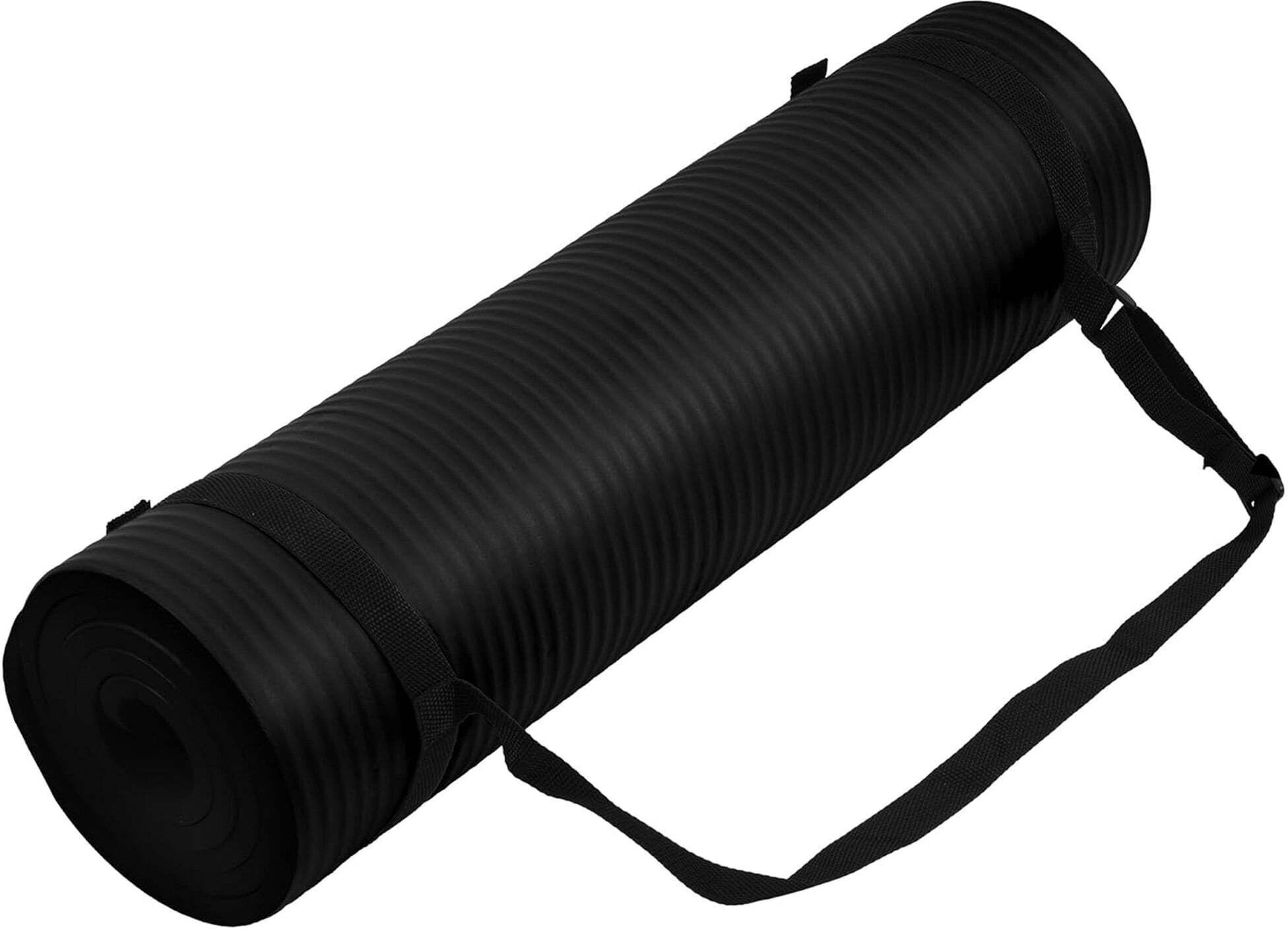 4MM Yoga Mat BLACK For Women&Men, Anti Slip,EVA Material_QTY -1 Multicolor 4 mm Yoga Mat-image-43