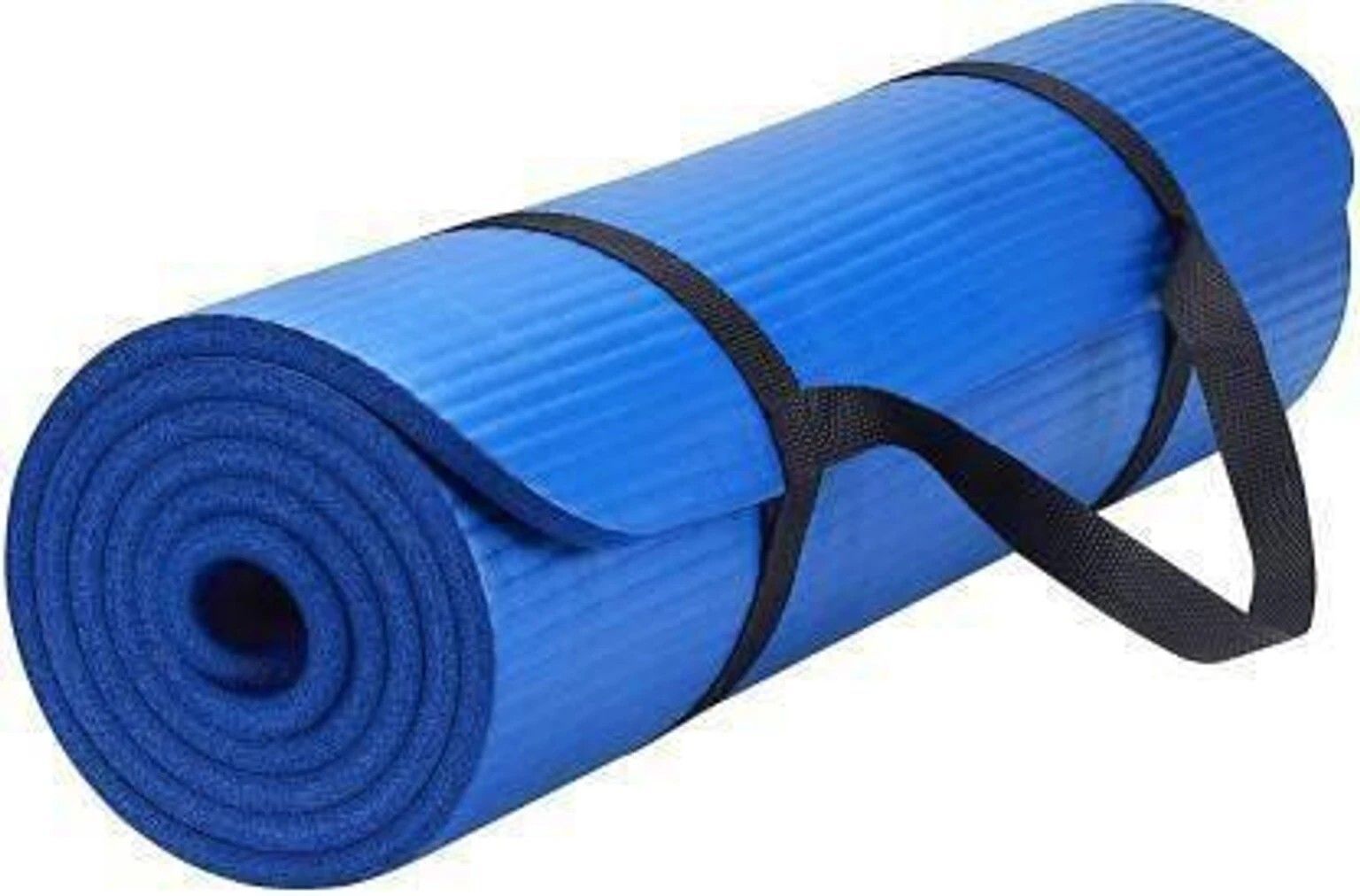 Premium EVA Yoga Mat 4mm Anti-Slip Exercise & Fitness Mat Blue 183x61cm Blue 4 mm Yoga Mat-image-9
