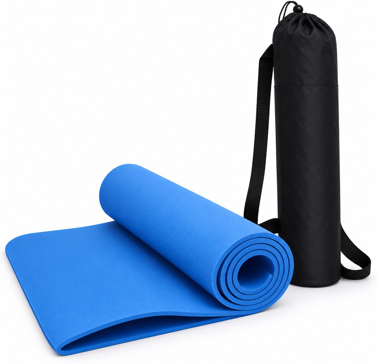 YOGA MAT TPE PREMIUM QUALITY WITH BAG (MULTICOLOR) Multicolor 6 mm Yoga Mat-image-41