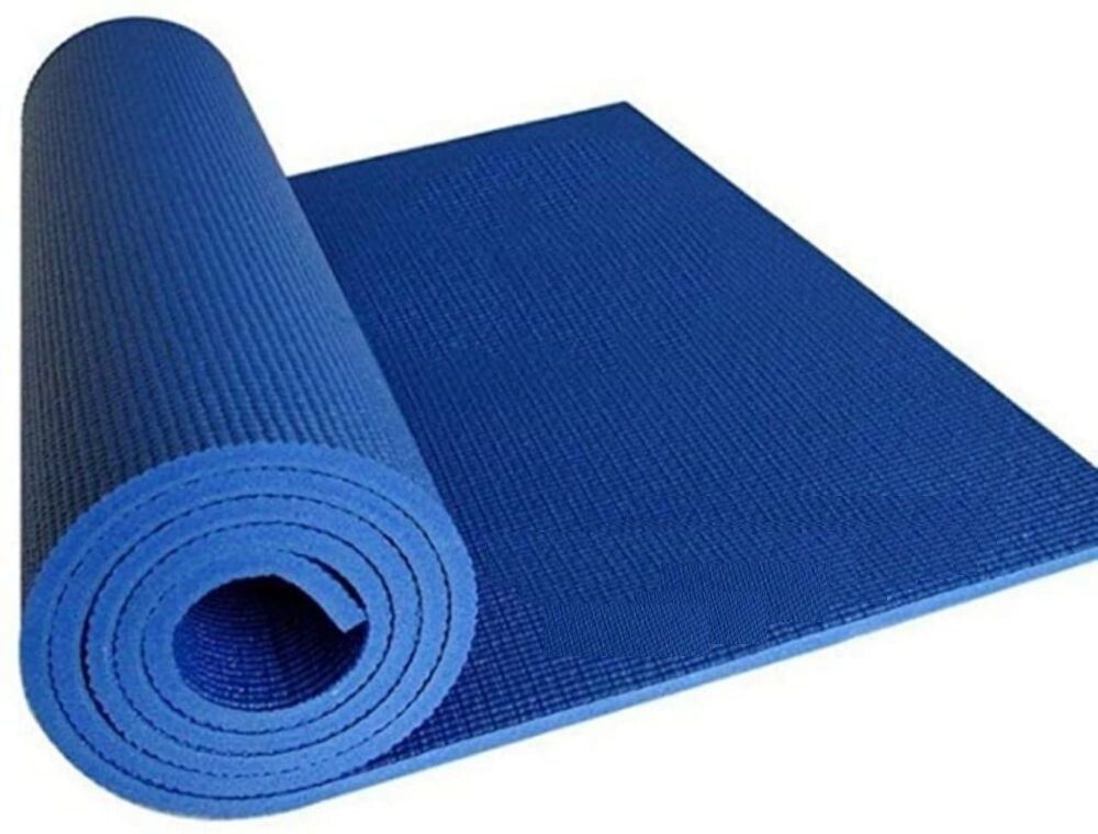Yoga Mat, Anti Skid, Home Exercise, Gym workout, for Man/Women yoga exercise mat Blue 4 mm Yoga Mat-image-17