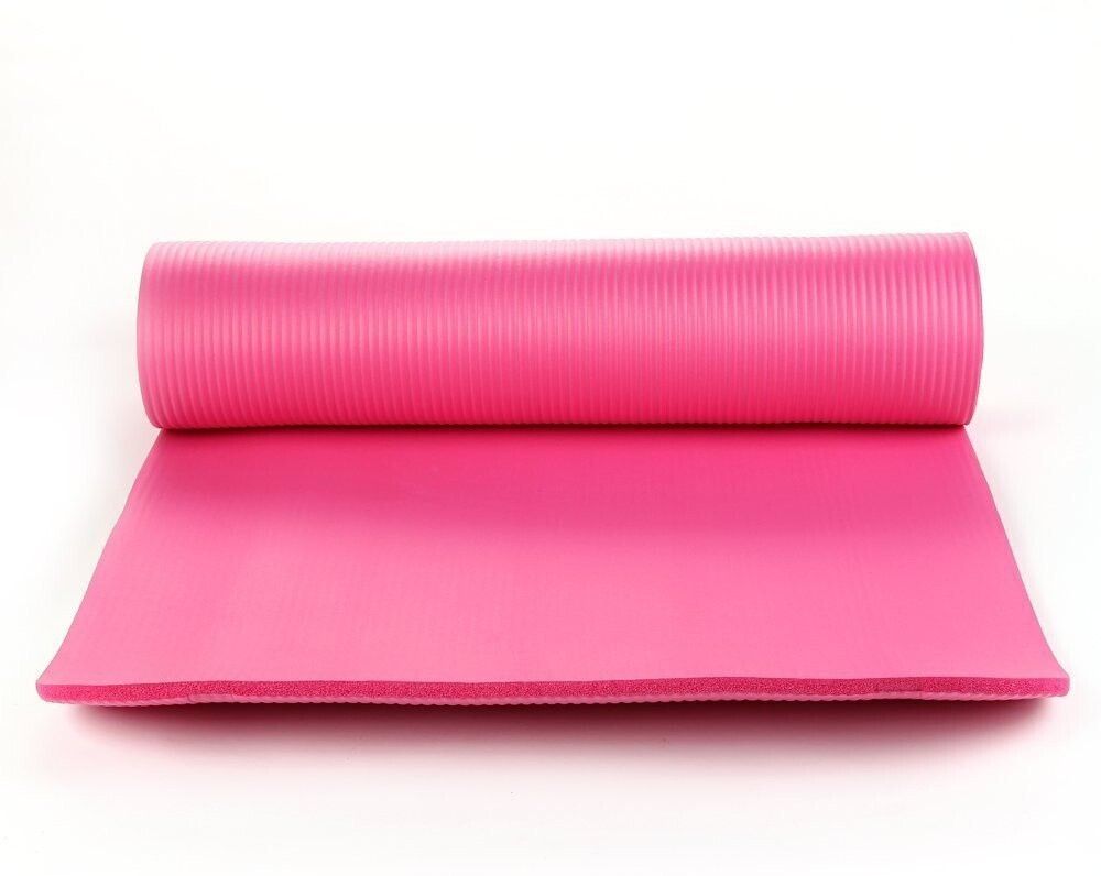 iris Fitness Yoga Mat High Density Mat for Pilates , Fitness & Workout Pink 10 mm Yoga Mat-picture-23
