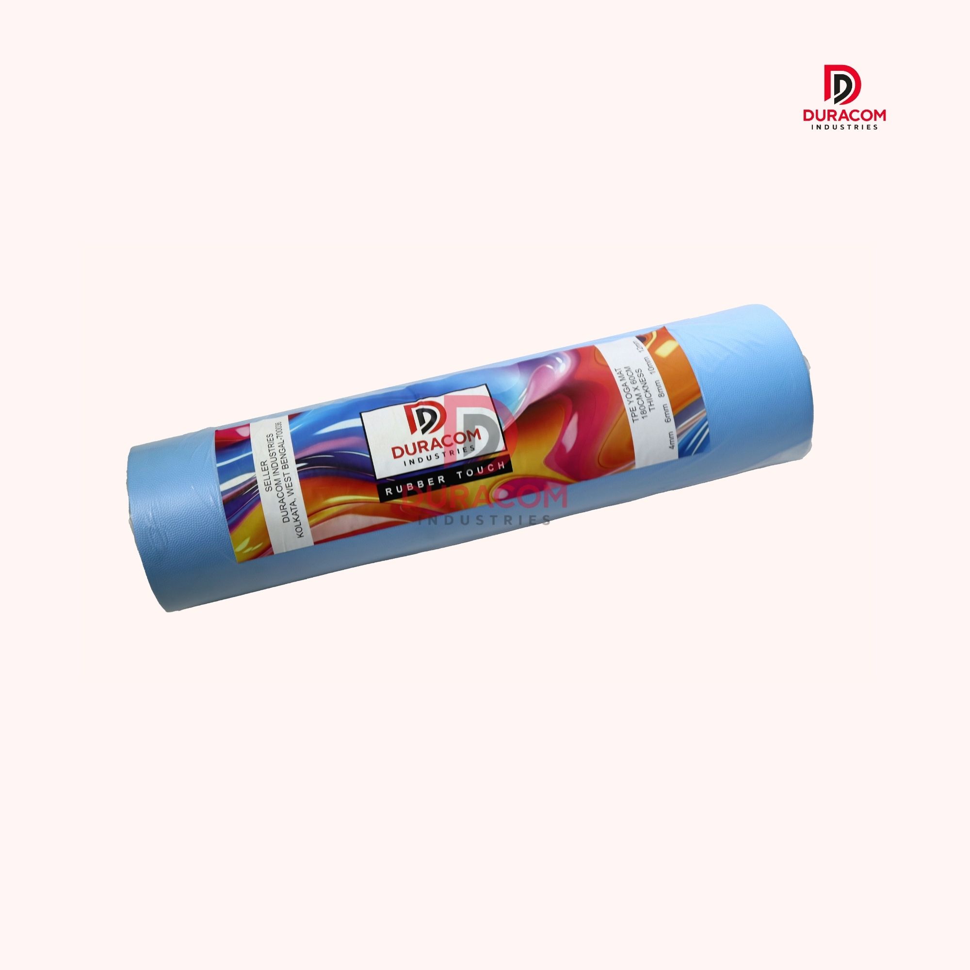 duracom D-YM Pink, Blue, Red 6 mm Yoga Mat-picture-11