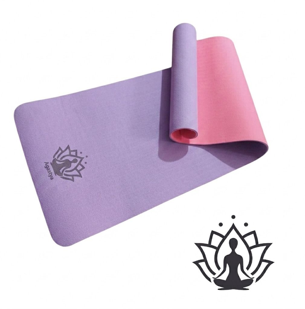 agastya KDSPINK01 Black 6 mm Yoga Mat-picture-0