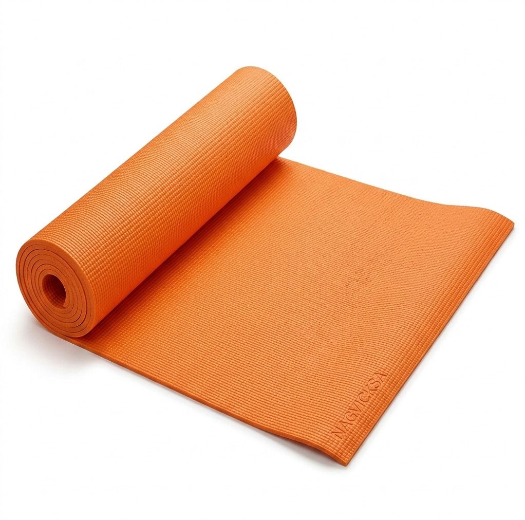 nagvicksa NAG-NON-SLIP EXERCISE GYM MAT Orange 6 mm Yoga Mat-picture-0