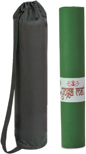 Yoga Mat EVA Tearless Sport Mat for Men and Women Exercise Mat for Yoga, workout Green 4 mm Yoga Mat-image-42