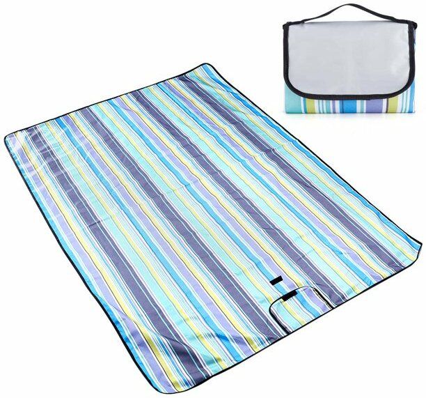 Outdoor Picnic Blanket, Portable Waterproof Picnic Mat for Wild and Beach 5 mm Camping Mat