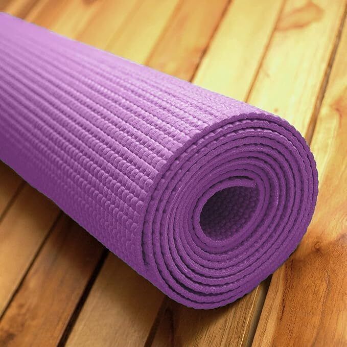laxmi traders 4 mm Yoga Mat for Men & Women Fitness, Multicolour (4mm)_ _QTY -1 Multicolor 4 mm Yoga Mat-picture-20