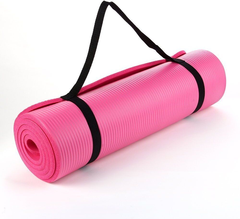 4mm Pink Soft Premium EVA, Anti Skid, Home Exercise, Gym workout Pink 4 mm Yoga Mat-image-38
