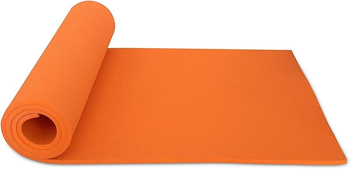 en ligne EVA Yoga Mat with Carrying Strap, Yoga Mat for Aerobics Workout,Anti Skid Yellow 4 mm Yoga Mat-picture-22