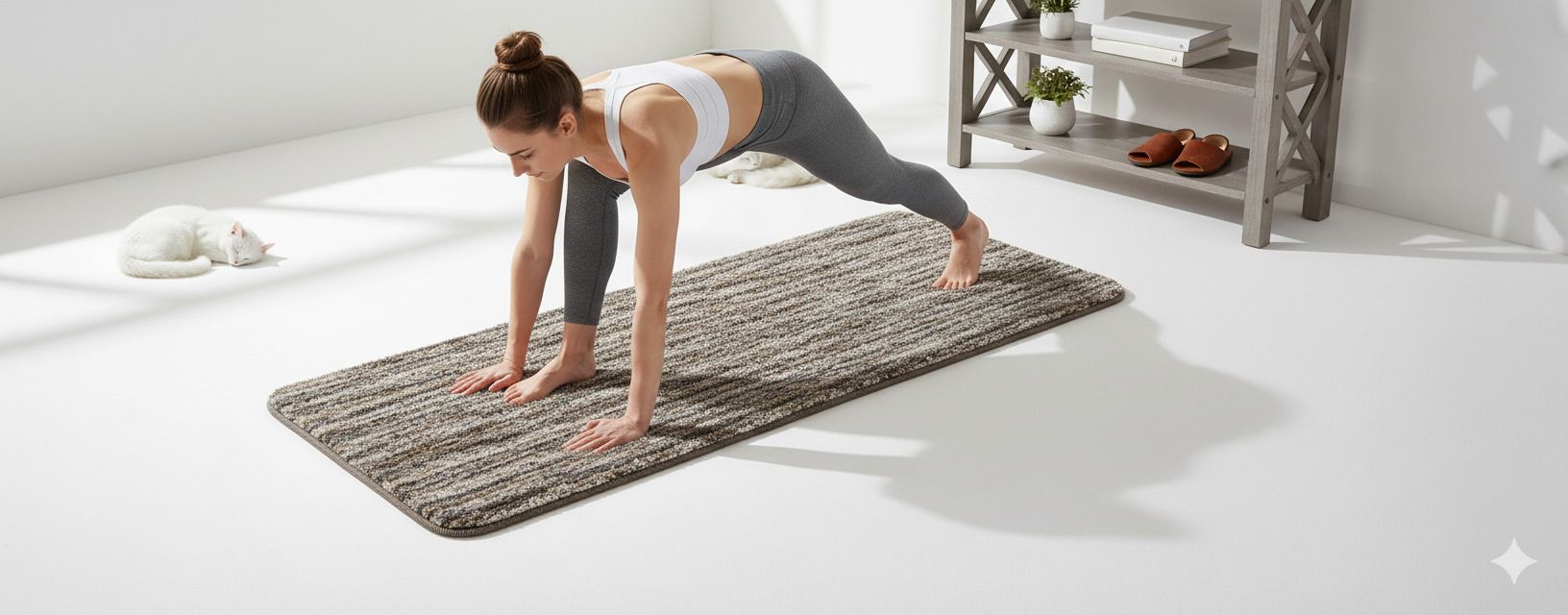 Yoga Mat Pink 15 mm Yoga Mat-image-9