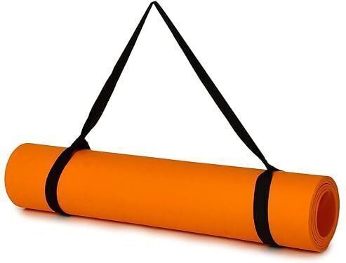 4mm Non-Slippery Yoga Mat for for Men & Women,4mm,(Orange)_ _QTY -1 Multicolor 4 mm Yoga Mat-image-1