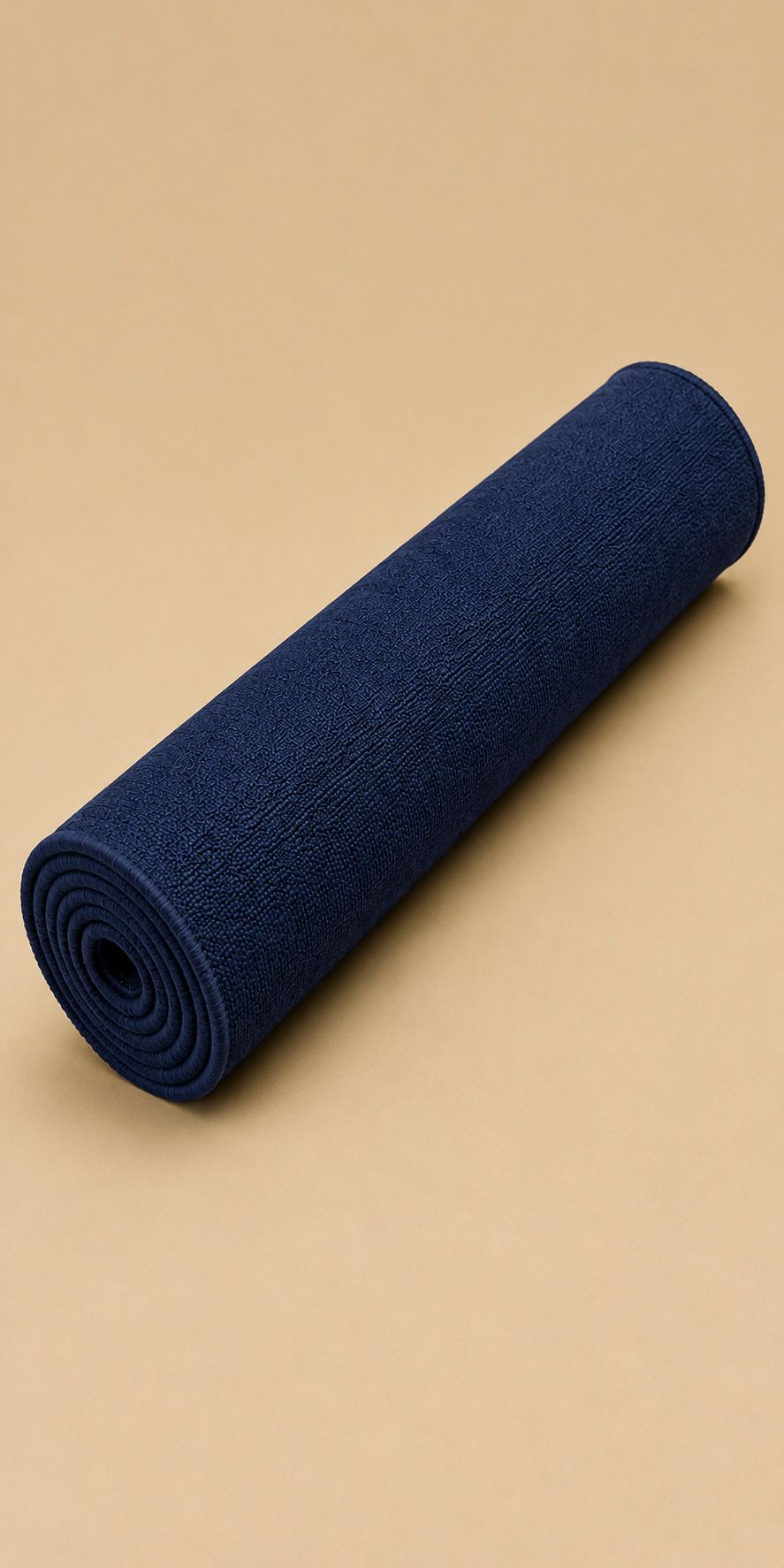 Cotton Yoga Mat 67x24 Inch Anti Slip Soft Cushion Foldable Navy Blue Fitness 7 mm Yoga Mat-image-41