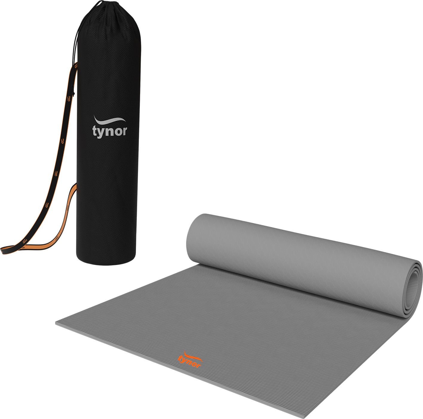 tynor Yoga Mat TPE, Grey, 6MM, 1 Unit Grey 6 mm Yoga Mat-picture-19