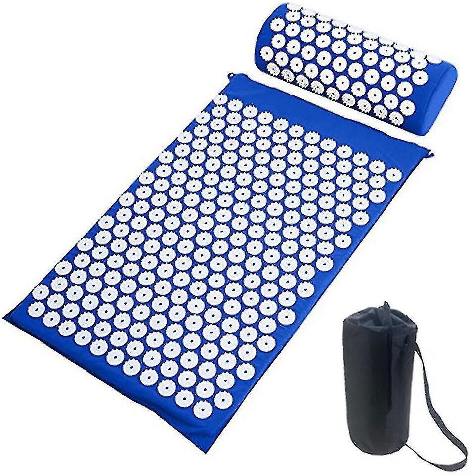 Acupressure Mat and Pillow Set for Back/Neck Pain Relief and Muscle Relaxation SDM Windsurfing Mast