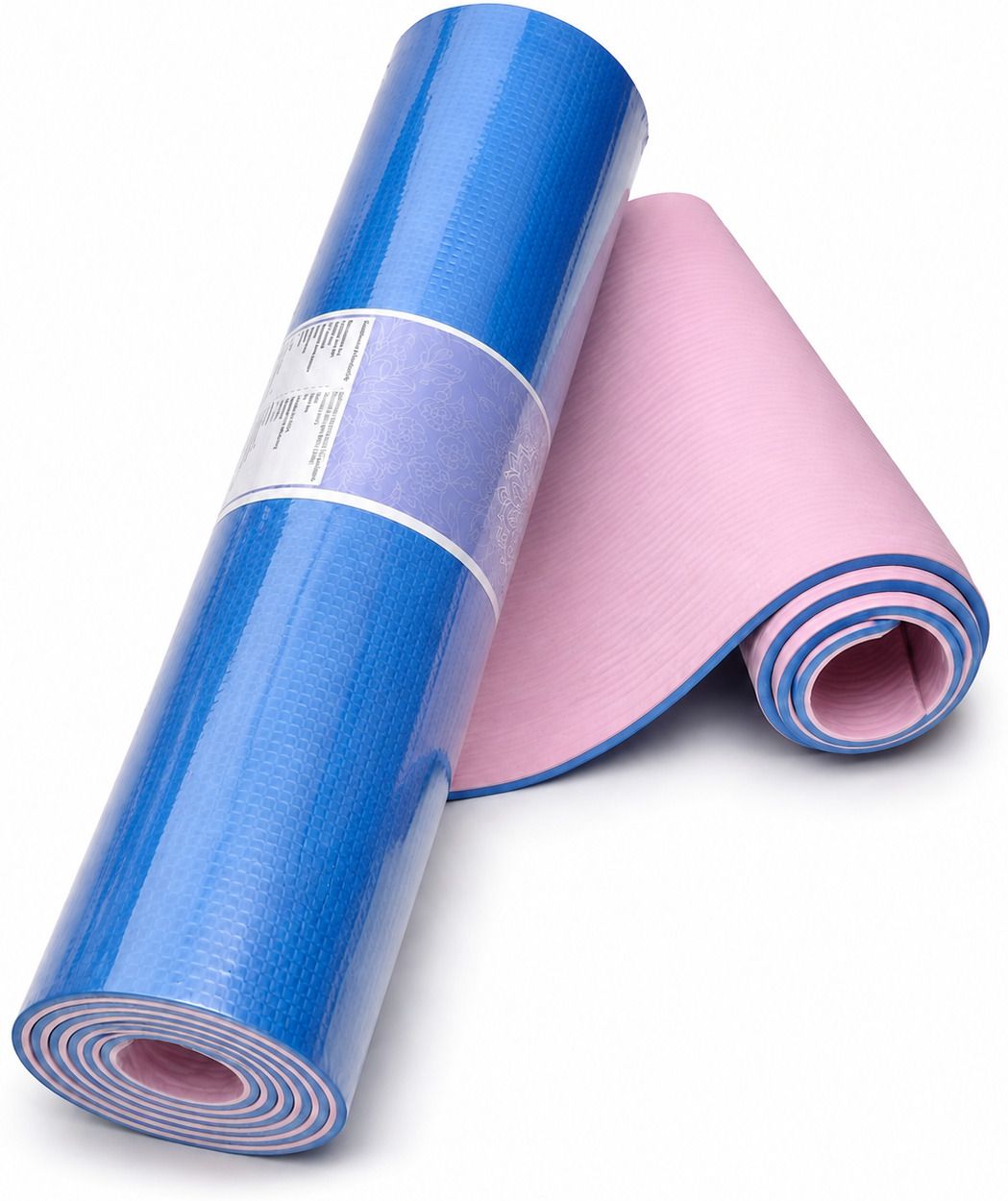 DOUBLE LAYER TPE Multicolor 6 mm Yoga Mat-image-49