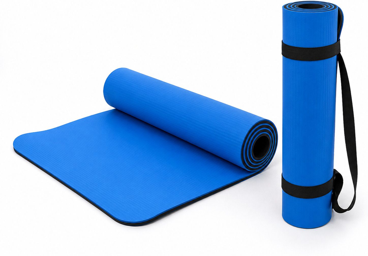 YOGA MAT DOUBLE LAYER WITH STRAP Multicolor 6 mm Yoga Mat-image-44