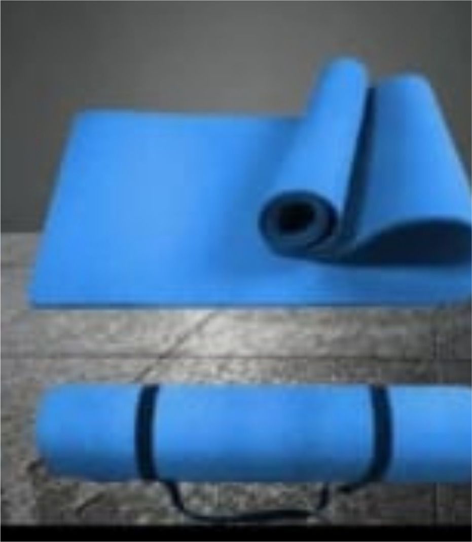 Premium Yoga mat Multicolor 4 mm Yoga Mat-image-23