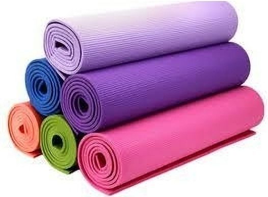 Pvc Yoga Mats for Gym Workout and Yoga Exercise with 4mm Thickness, Anti-Slip Multicolor 4 mm Yoga Mat-image-38