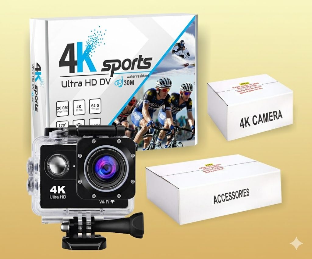 TRAZ Premium Helmet Cemera Full HD Vlogging Camera 4k Sports and Action Camera-picture-19