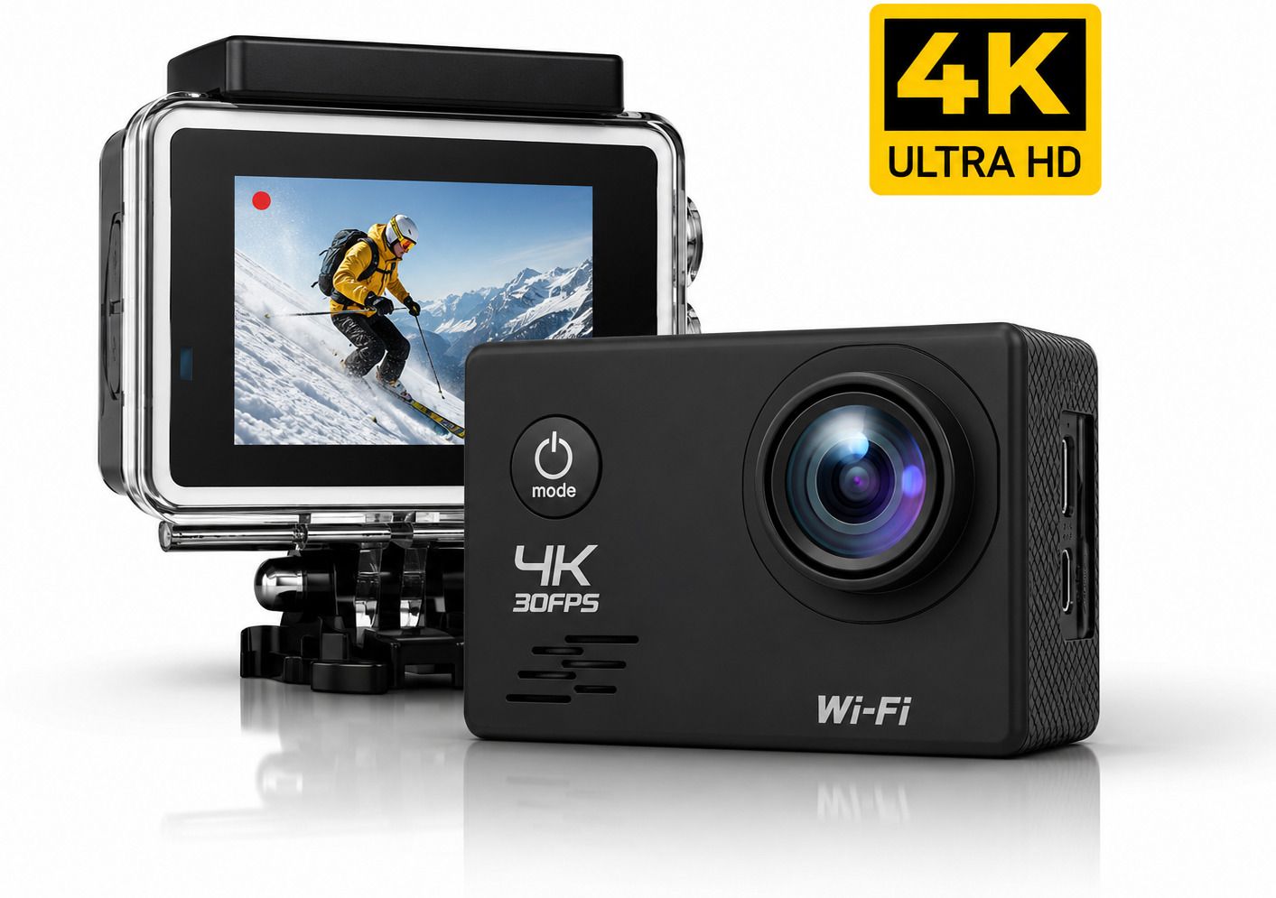 BMCAM PROMAX 4K Ultra HD Waterproof Camera 16MP Wide Angle Action Camera AND bike Sports and Action Camera-image-17