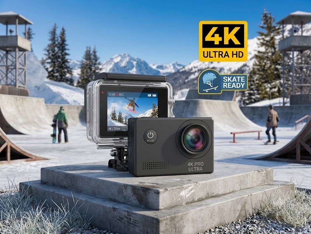DQCAM PROMAX 4K Ultra HD Waterproof Camera 16MP Wide Angle Action Camera AND bike Sports and Action Camera-image-19