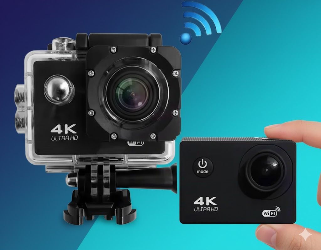 infocrest Professional 4K Water Resistance 4k Vlogging Helmet Camera Sports and Action Camera-image-33