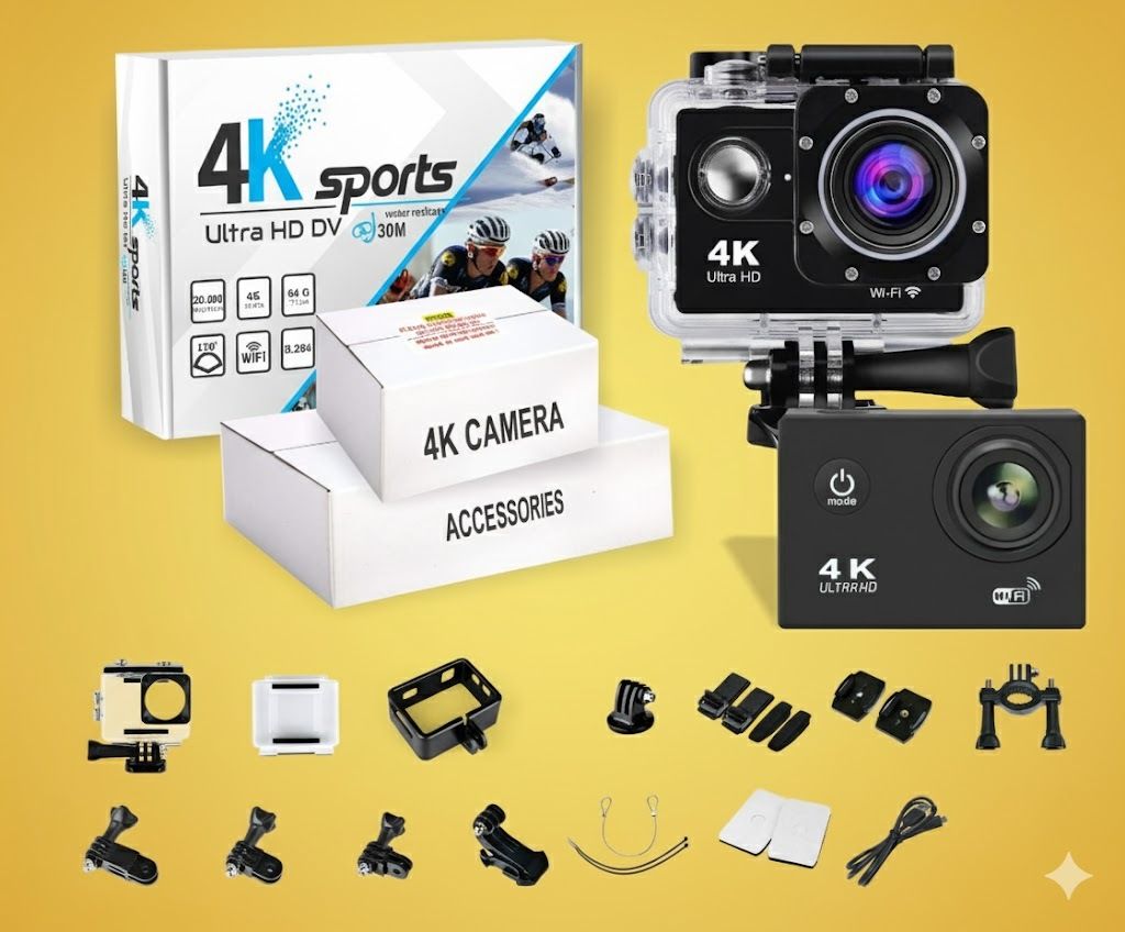 UNICN Premium Helmet Full HD Vlogging Sports Camera 4k Sports and Action Camera-picture-22