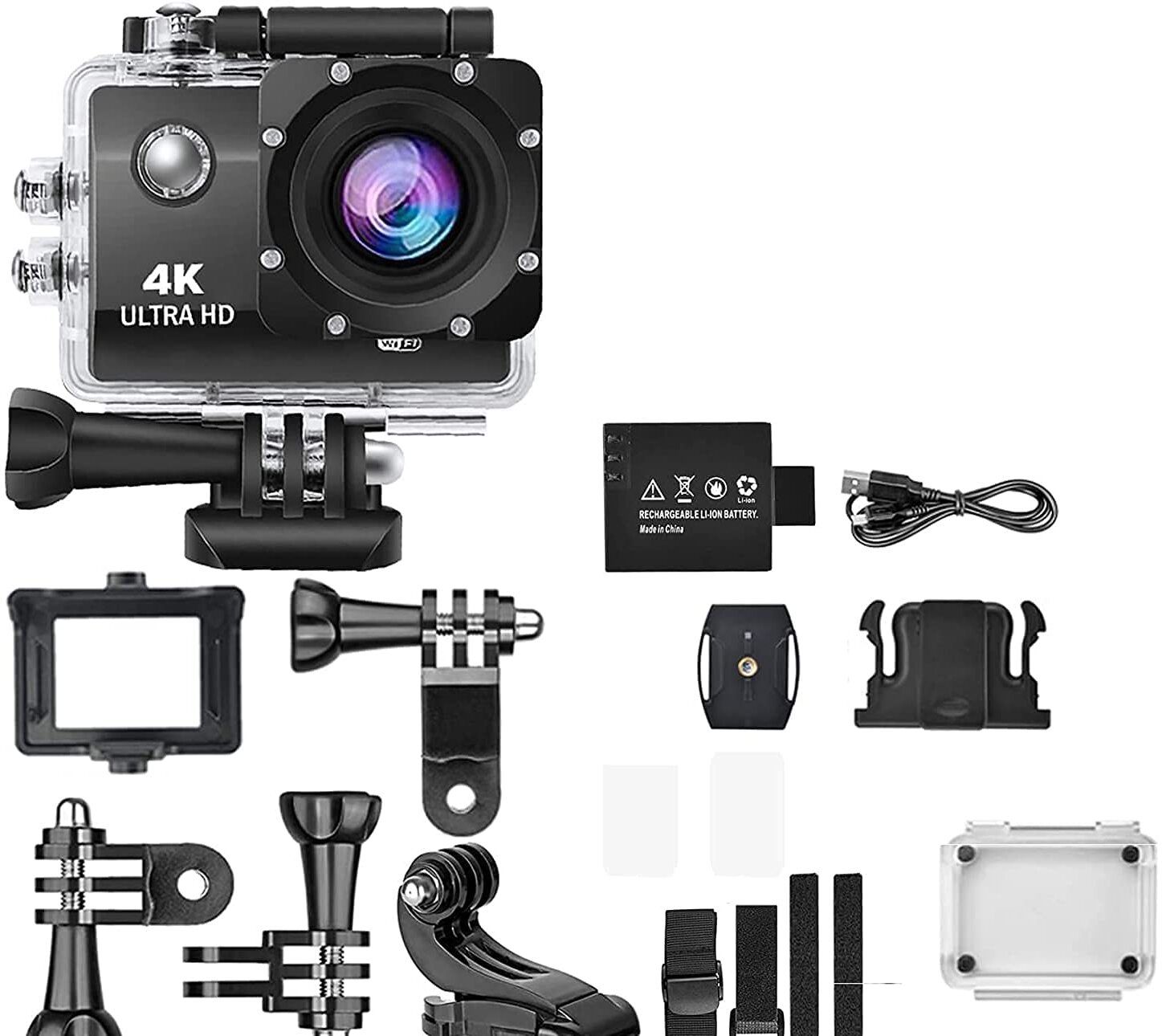 Elite Pro Action Camera 4K Action Camera 16MP | 170° Wide Angle | Full HD 2.0" Display | 98ft Waterproof Sports and Action Camera-picture-32
