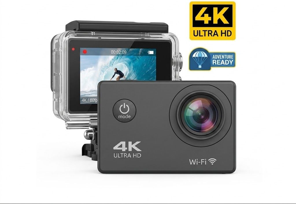 BNCAM PROMAX 4K Sports Camera 16MP Ultra HD Waterproof Helmet Camera for Underwater Sports and Action Camera-image-44
