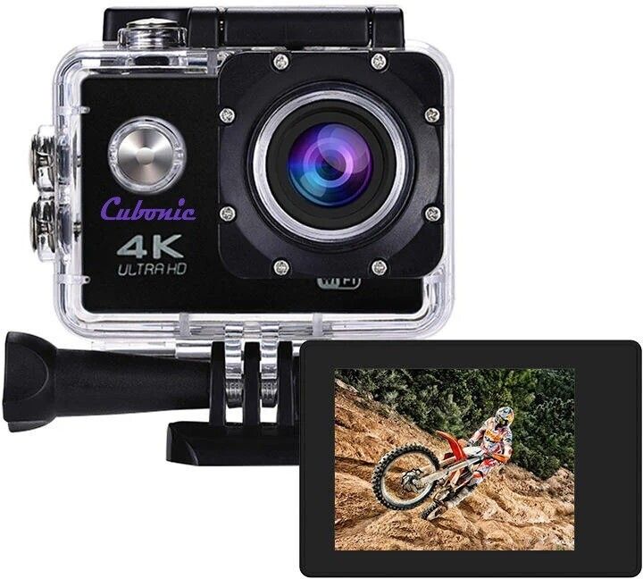 Cubonic Professional 4K Full HD WiFi 30M Waterproof Sports Action Camera Waterproof DV Camcorder 16MP Sports and Action Camera-image-48