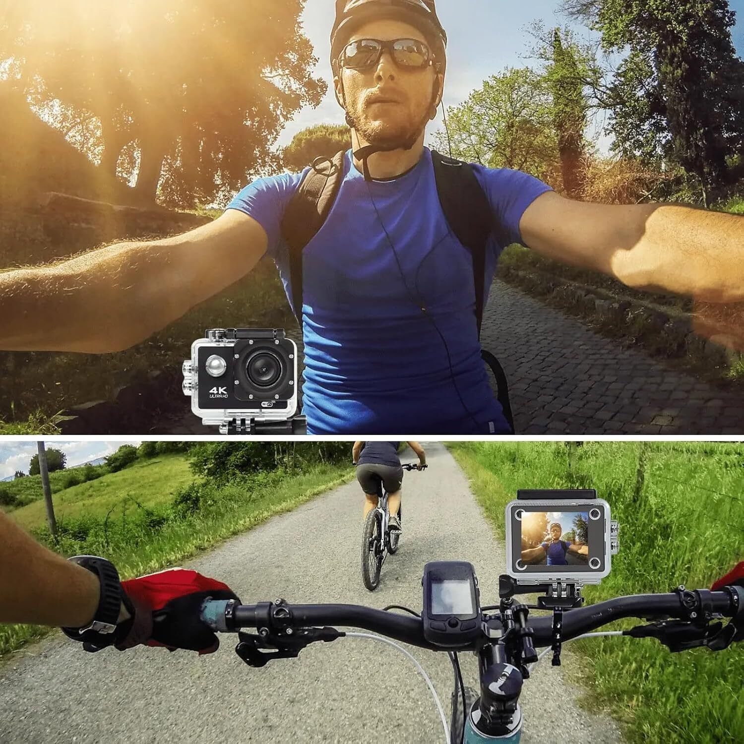 SmartCam GoPro Action camera 4k 4K Ultra HD Sports Cam | WiFi Control | 30M Waterproof Case Sports and Action Camera-picture-30