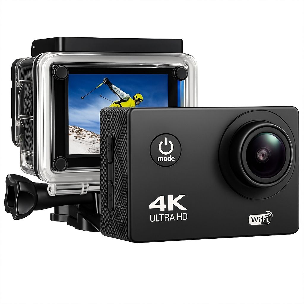 HDX ZoomBeast Xtreme-015687 WATERPROOF NEWLY LAUNCHED 4K ULTRA HD WIFI SPORTS AND ACTION CAMERA WITH ACCESSIORIES Sports and Action Camera-image-47