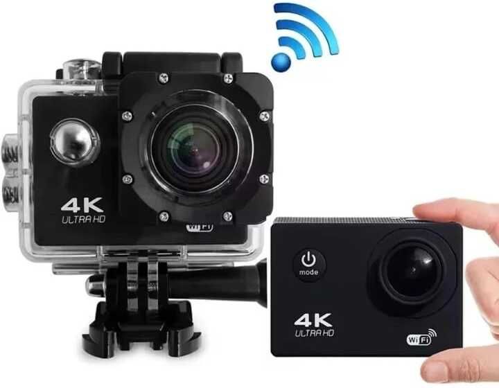iSol 4K ACTION CAMERA FOR MOTO VLOG ULTRA HD DV INCLUDE ACCESSORIES WATERPROOF 30M 16MP WIDE ANGLE 170 SMART ACTION CAMERA Sports and Action Camera-image-49