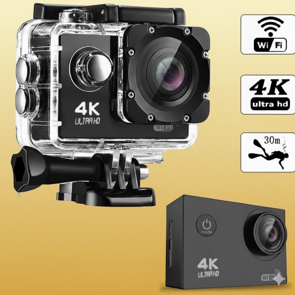 TECHMIX Professional Action Camera 4k Vlogging Helmet 4k Sports and Action Camera-image-45