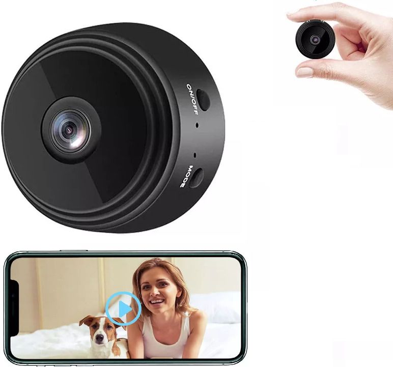 Bzrqx Mini Security Wireless HD 1080P Hidden Night Vision Spy Camera Magnet Camera WiFi Hidden Sports and Action Camera-image-48