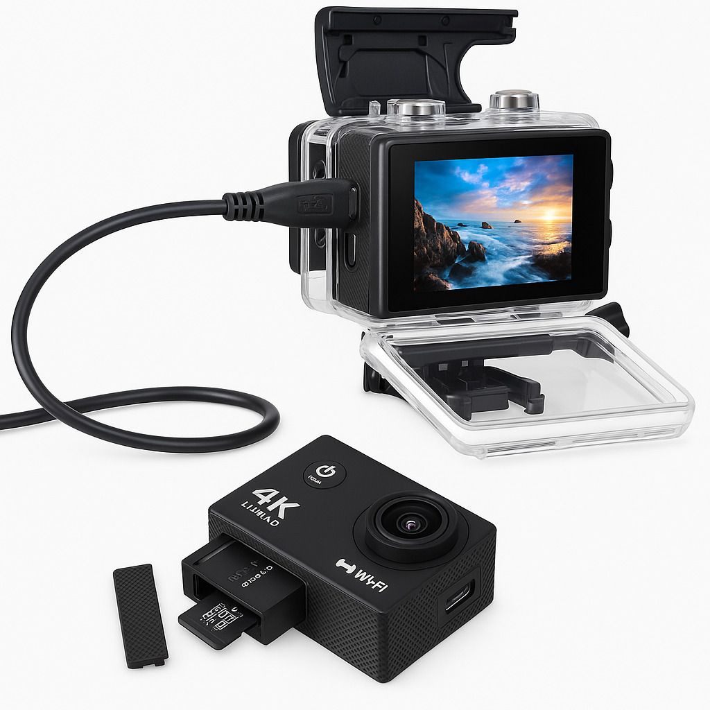 DSLRX 4k M3 16MP Wifi 30M Waterproof Action Camera Sports DV Camcorder Sports and Action Camera-image-1