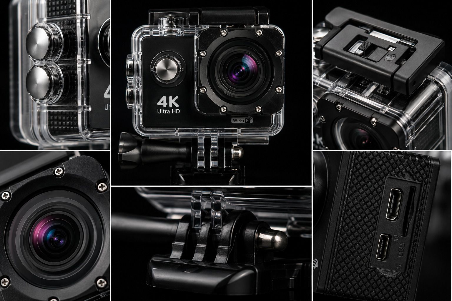 AERIOSKY 4k H11 16MP Wifi 30M Waterproof Action Camera Sports DV Camcorder Sports and Action Camera-picture-15