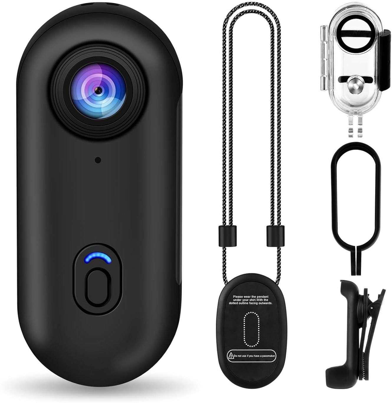 Divine creation i3 4K Thumb Action Camera i3 4K Thumb Action Camera Mini Portable Sports Camcorder Ultra HD Recording C228 Sports and Action Camera-image-6