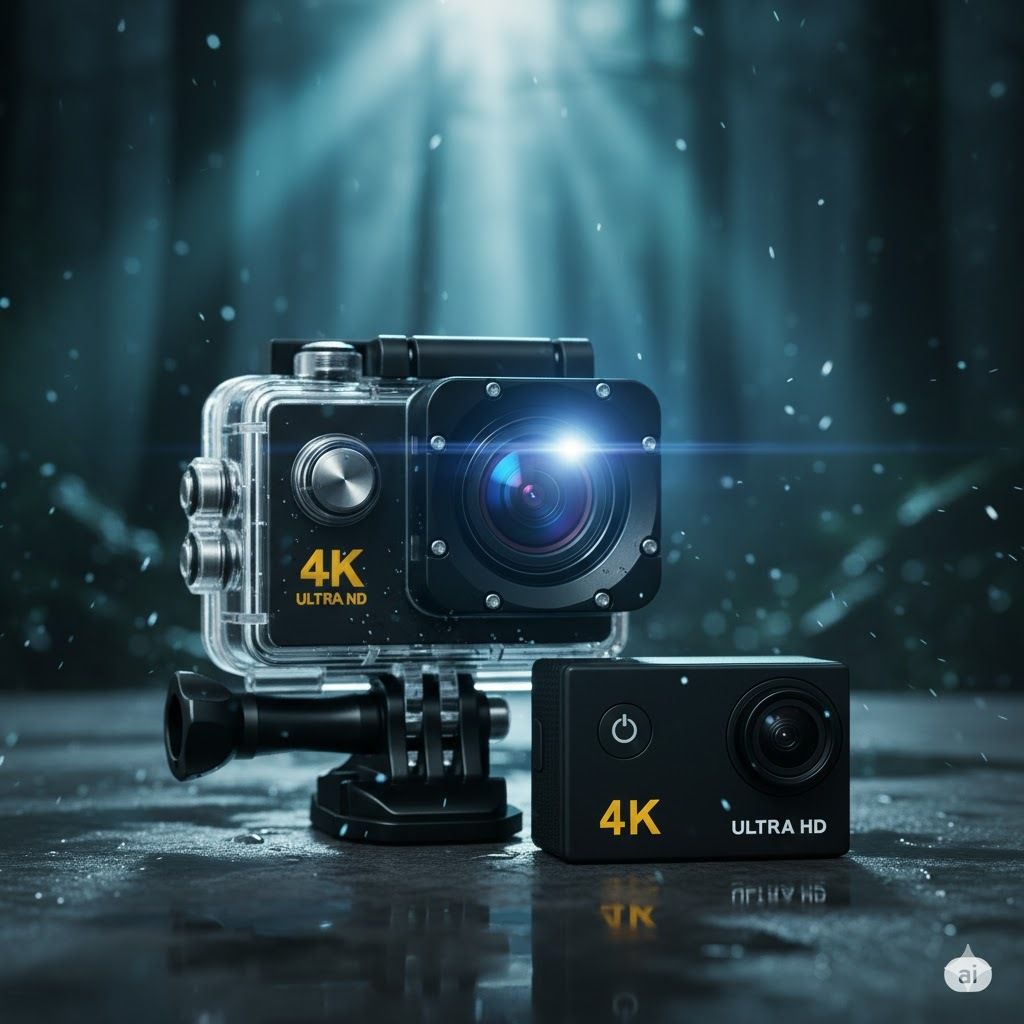 AFCAM GOPRO ACTION CAMERA Waterproof Sports Camera with WiFi, 16MP Wide Angle for Biking & Adventure Sports and Action Camera-picture-11