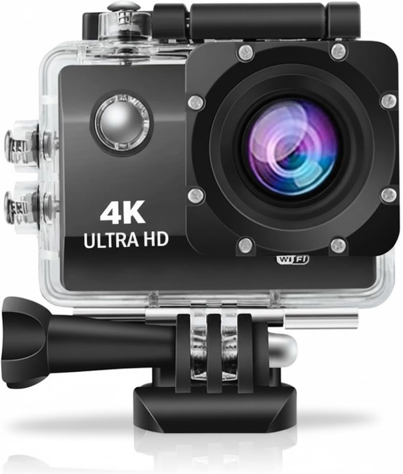 AECAMM ACTION CAMERA 4K Action Camera Waterproof 30M | Sports & Vlogging Camera Sports and Action Camera-picture-27