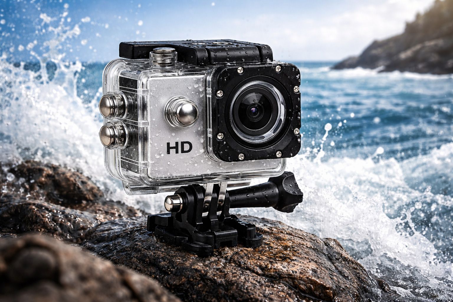 IgniteVision GoPro Action camera 30M Waterproof Sports Cam for Bike, Helmet, Travel (Black) Sports and Action Camera-picture-19