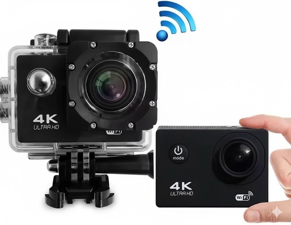 ABCAM PROFESSIONAL Action Camera WiFi 16MP Ultra HD Waterproof Helmet Camera for & Underwater Sports and Action Camera-picture-13