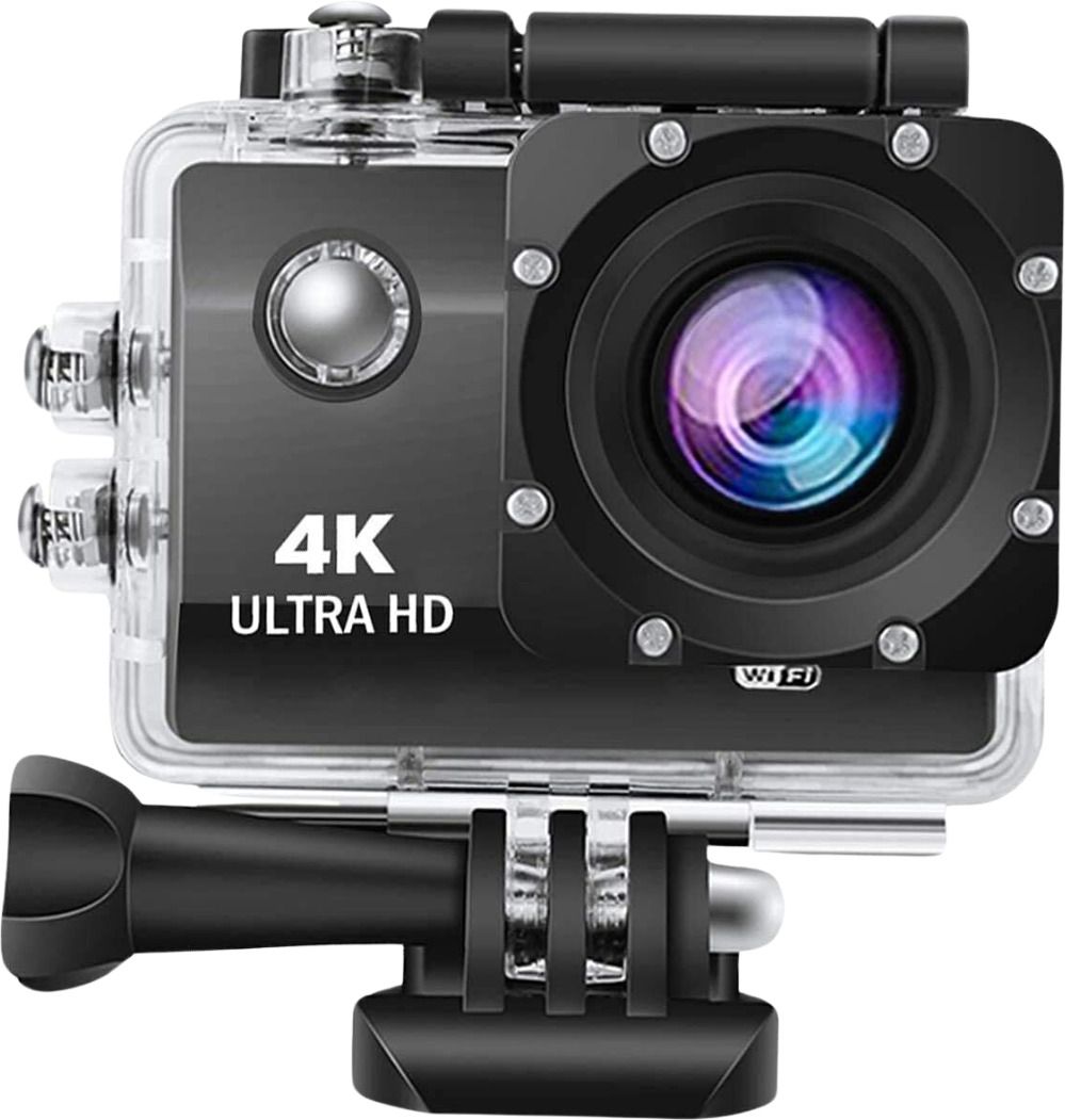 DRUMSTONE Action camera Ultra HD Sports Action Camera 12MP Water-Resistant Cam Sports and Action Camera-image-1