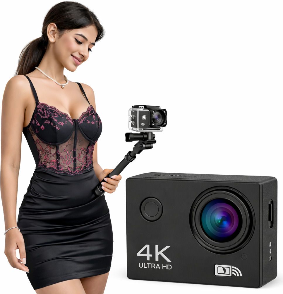 ZoTronico All in 1 New 170° Wide Angle, Vlog-Ready, Perfect for Travel, Vlogging & YouTube 4K Action Camera 16mp WiFi, Memory Card Support Sports and Action Camera-image-25