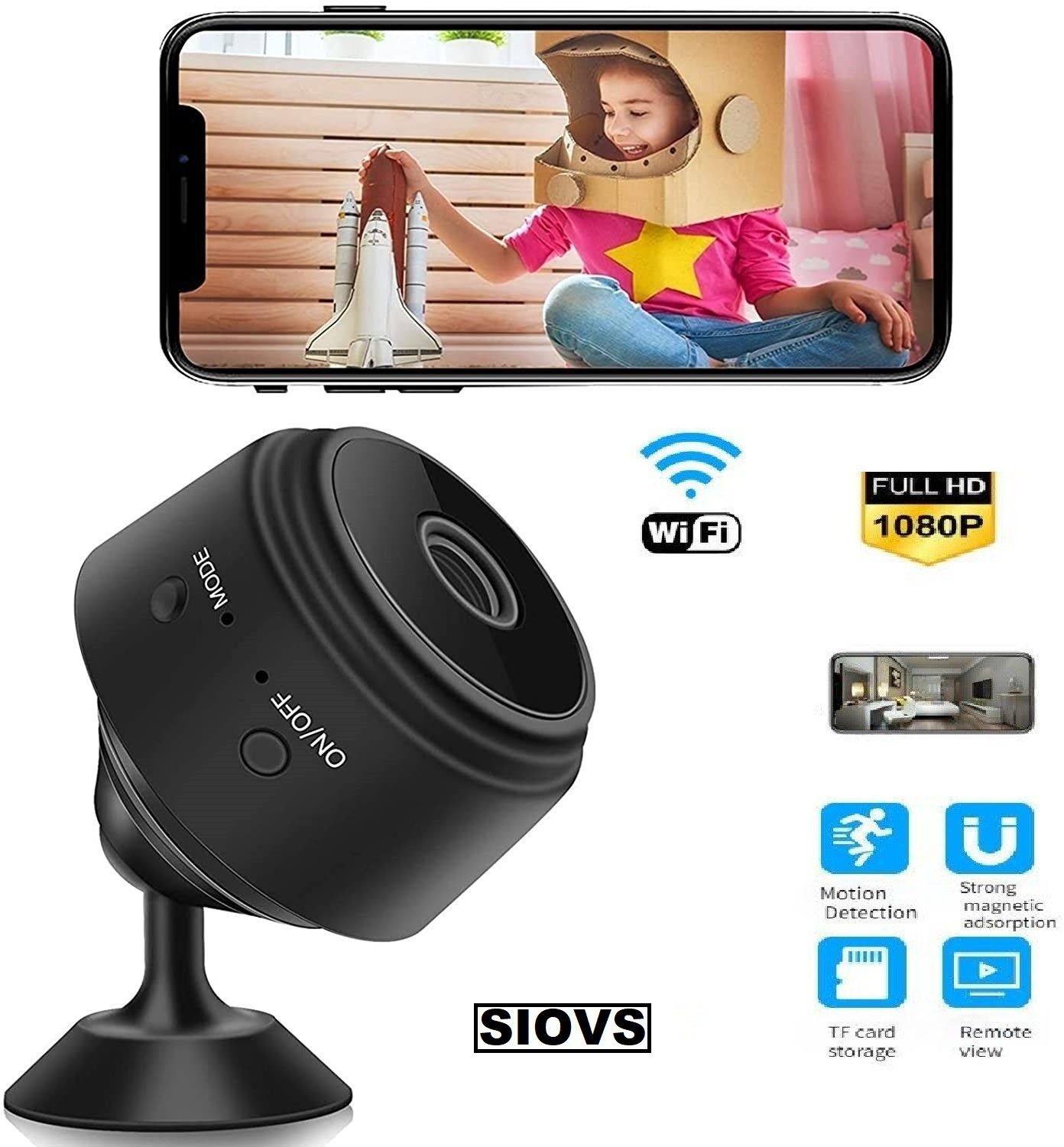 SIOVS SECURITY CAMERA Home Security Camera Wireless Mini Wi-fi magnet hidden wifi cam Sports and Action Camera-image-42