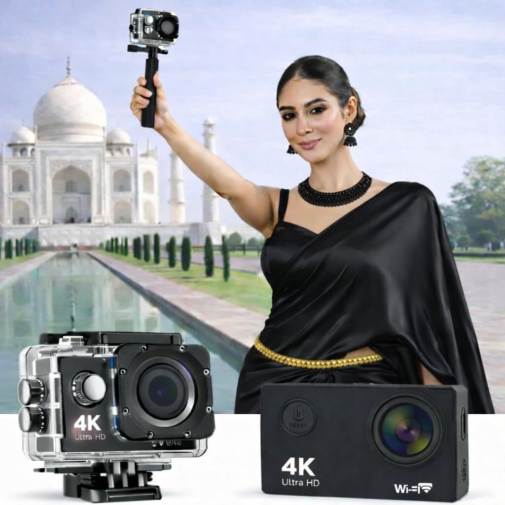 EMAZE Action Camera -0134 4K Action Camera 16MP | Full 4K HD | 2.0" Display | 170° Wide Angle Sports and Action Camera-picture-16